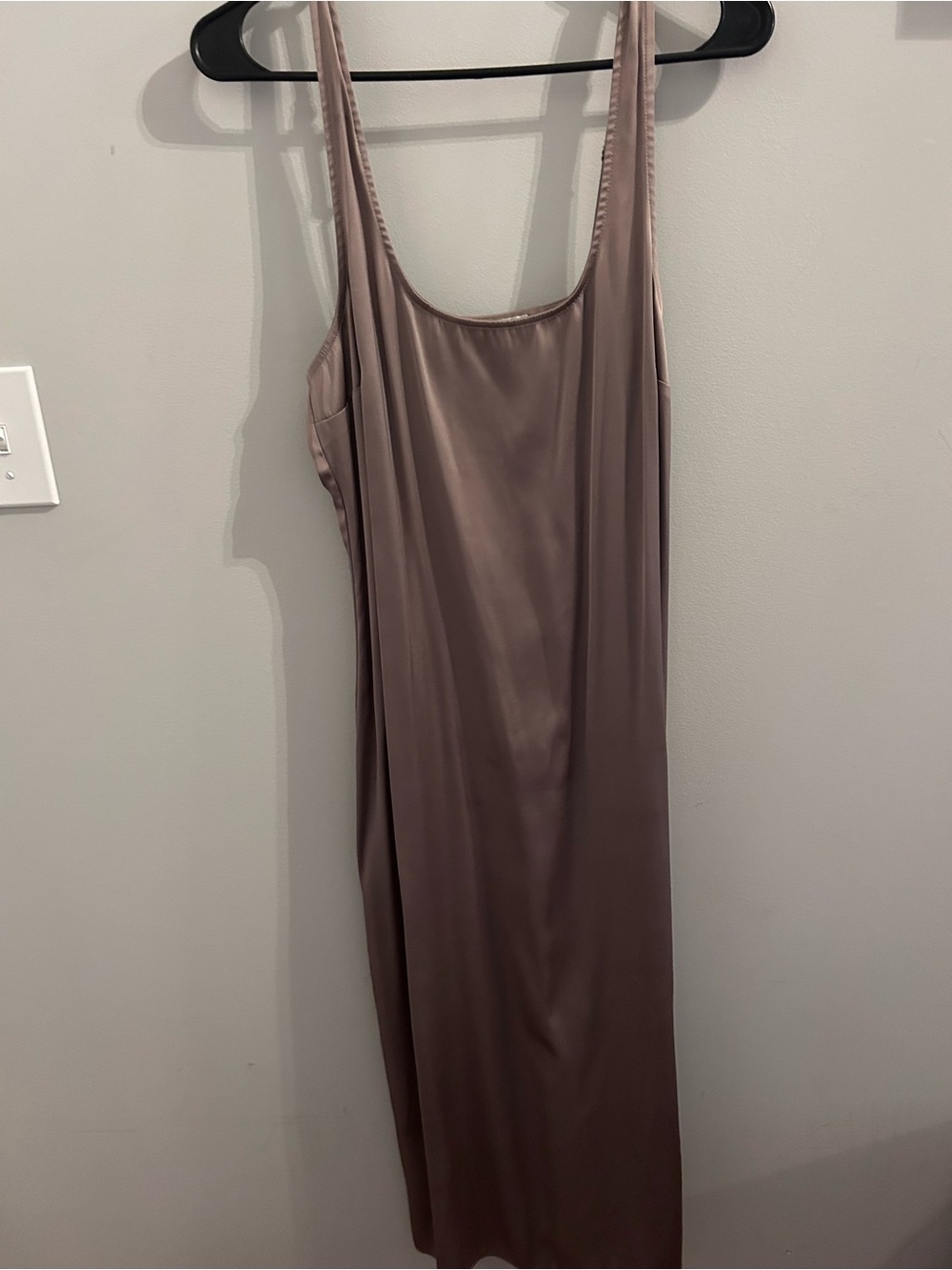 Abercrombie & Fitch Satin Slip Dress - Mauve